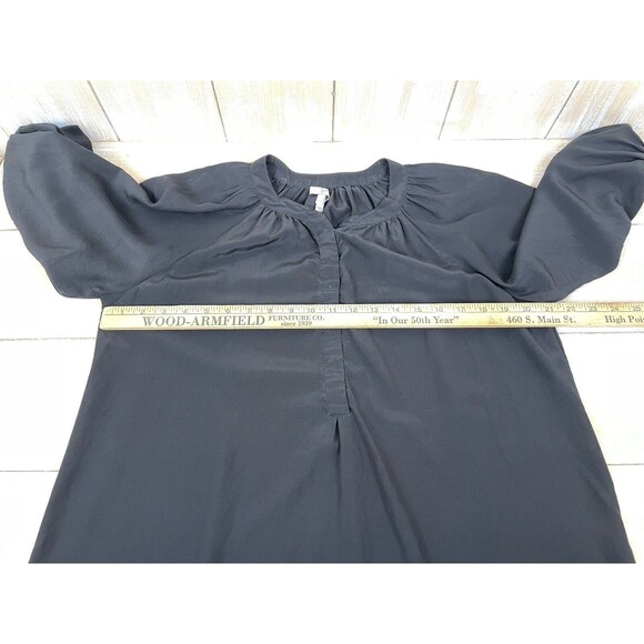Joie Black Hook& Eye Silk Pullover Top Women's size XS - Picture 5 of 8